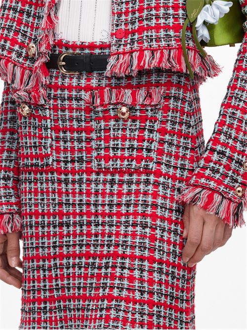 Gonna midi SELF PORTRAIT | AW26146MSKRRED
